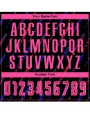 Best Pro Custom Black Pink-Orange Sublimation Soccer Uniform Jersey