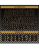 Best Pro Custom Black Old Gold-White Sublimation Soccer Uniform Jersey