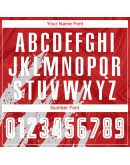 Best Pro Custom Red White Sublimation Soccer Uniform Jersey