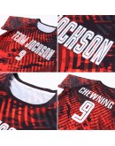 Best Pro Custom Red White-Black Sublimation Soccer Uniform Jersey