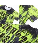 Best Pro Custom Neon Green Black Sublimation Soccer Uniform Jersey