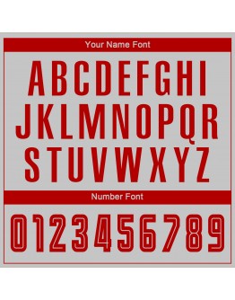 Best Pro Custom Gray Red Sublimation Fade Fashion Soccer Uniform Jersey