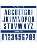 Best Pro Custom White Royal Sublimation Soccer Uniform Jersey