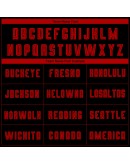 Best Pro Custom Black Red Sublimation Soccer Uniform Jersey