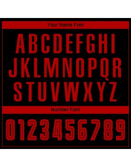 Best Pro Custom Black Red Sublimation Soccer Uniform Jersey