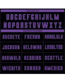 Best Pro Custom Black Purple Sublimation Soccer Uniform Jersey