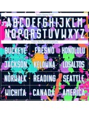 Best Pro Custom Graffiti Pattern White-Light Blue Sublimation Soccer Uniform Jersey