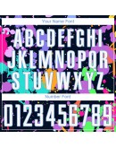 Best Pro Custom Graffiti Pattern White-Light Blue Sublimation Soccer Uniform Jersey