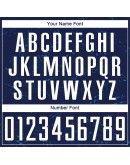 Best Pro Custom Navy White-Black Sublimation Soccer Uniform Jersey