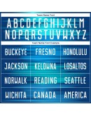 Best Pro Custom Light Blue White-Black Sublimation Soccer Uniform Jersey