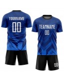 Best Pro Custom Royal White-Navy Sublimation Soccer Uniform Jersey