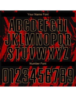 Best Pro Custom Red Black-Old Gold Sublimation Soccer Uniform Jersey