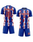 Best Pro Custom Royal Red-White Sublimation Soccer Uniform Jersey