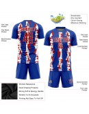 Best Pro Custom Royal Red-White Sublimation Soccer Uniform Jersey