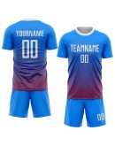 Best Pro Custom Royal White-Red Sublimation Soccer Uniform Jersey