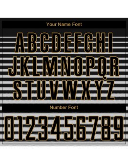 Best Pro Custom Black Black-Old Gold Sublimation Soccer Uniform Jersey