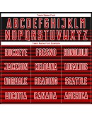 Best Pro Custom Black Red-White Sublimation Soccer Uniform Jersey