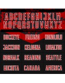 Best Pro Custom Black Red-White Sublimation Soccer Uniform Jersey