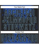 Best Pro Custom Black Black-Royal Sublimation Soccer Uniform Jersey