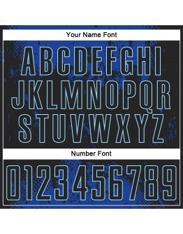 Best Pro Custom Black Black-Royal Sublimation Soccer Uniform Jersey