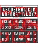 Best Pro Custom Red White-Black Sublimation Soccer Uniform Jersey