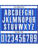 Best Pro Custom Royal White Sublimation Soccer Uniform Jersey