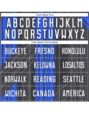 Best Pro Custom Black White-Royal Sublimation Soccer Uniform Jersey