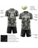 Best Pro Custom Camo White-Black Sublimation Salute To Service Soccer Uniform Jersey