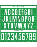 Best Pro Custom Kelly Green White Sublimation Soccer Uniform Jersey