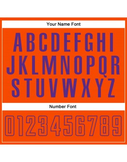 Best Pro Custom White Orange-Purple Sublimation Split Fashion Soccer Uniform Jersey