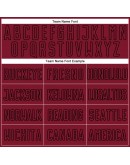 Best Pro Custom White Crimson-Black Sublimation Split Fashion Soccer Uniform Jersey