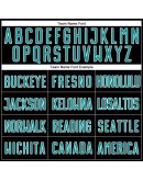 Best Pro Custom Black Aqua-White Sublimation Split Fashion Soccer Uniform Jersey Best Pro Custom Black Aqua-White Sublimation Split Fashion Soccer Uniform Jersey