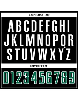 Best Pro Custom Black Kelly Green-White Sublimation Split Fashion Soccer Uniform Jersey