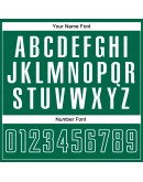 Best Pro Custom Gray Kelly Green-White Sublimation Split Fashion Soccer Uniform Jersey