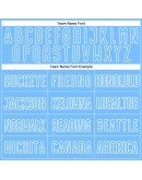 Best Pro Custom Gray Light Blue-White Sublimation Split Fashion Soccer Uniform Jersey