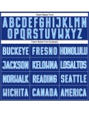 Best Pro Custom Royal Light Blue-Gold Sublimation Split Fashion Soccer Uniform Jersey