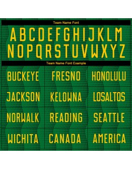 Best Pro Custom Kelly Green Gold Sublimation Soccer Uniform Jersey