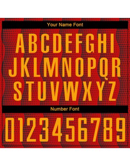 Best Pro Custom Red Gold Sublimation Soccer Uniform Jersey