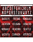 Best Pro Custom Black White-Red Sublimation Soccer Uniform Jersey