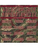 Best Pro Custom Olive Crimson-Vegas Gold Sublimation Salute To Service Soccer Uniform Jersey