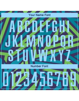 Best Pro Custom Teal Light Blue-Kelly Green Sublimation Soccer Uniform Jersey