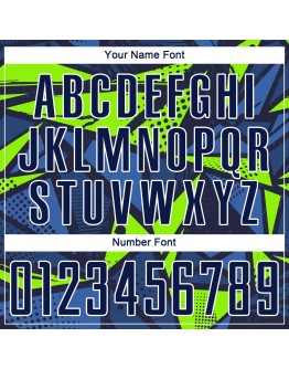 Best Pro Custom Navy Navy-Neon Green Sublimation Soccer Uniform Jersey