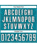 Best Pro Custom Teal White-Black Green Sublimation Soccer Uniform Jersey