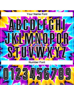 Best Pro Custom Tie Dye Black-White Sublimation Soccer Uniform Jersey