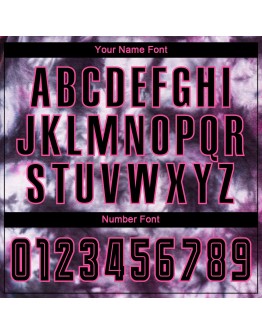 Best Pro Custom Tie Dye Black-Pink Sublimation Soccer Uniform Jersey