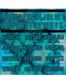 Best Pro Custom Tie Dye Aqua-Black Sublimation Soccer Uniform Jersey