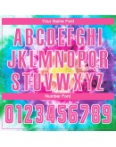 Best Pro Custom Tie Dye Pink-White Sublimation Soccer Uniform Jersey