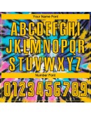 Best Pro Custom Tie Dye Gold-Black Sublimation Soccer Uniform Jersey