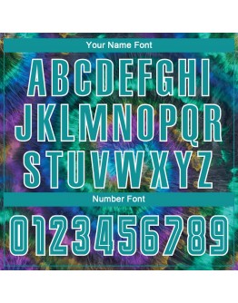 Best Pro Custom Tie Dye Aqua-White Sublimation Soccer Uniform Jersey