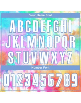 Best Pro Custom Tie Dye White-Light Blue Sublimation Soccer Uniform Jersey